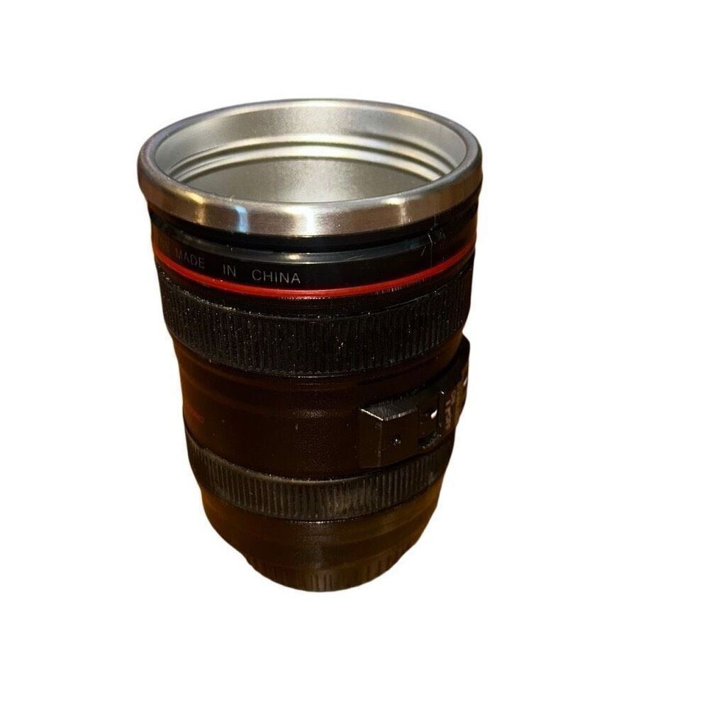 LenZcup Ultrasonic Camera Lens Thermos Mug Cup Photographer's Travel insulated